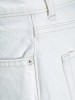 JJXX Women's High-Rise Wide Leg White Jeans