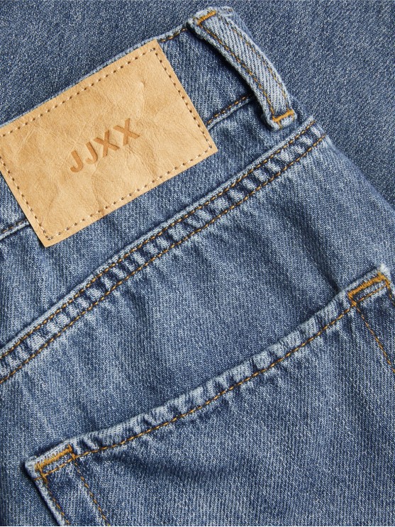 Сині мом-джинси від JJXX для жінок з високою посадкою