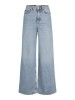Широкі жіночі джинси високої посадки блакитного кольору від JJXX
