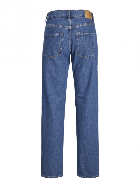 Shop JJXX Women's Low-rise Straight Medium Blue Jeans