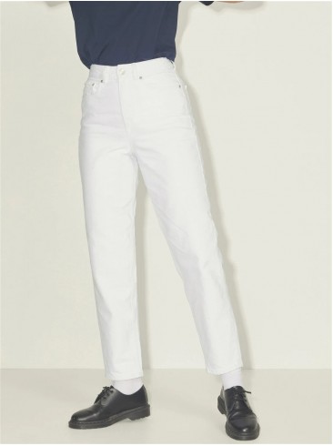 Білі джинси мом висока посадка - JJXX 12204490 White Denim.