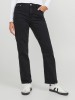 JJXX Women's Straight Fit Grey Jeans with Medium Rise