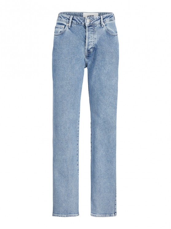 JJXX - блакитні джинси з низькою посадкою та прямим фасоном для жінок.
