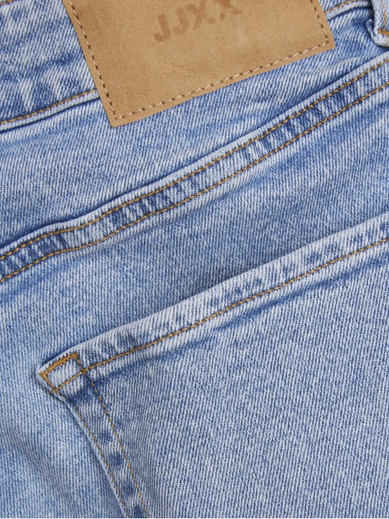 JJXX прямі джинси середньої посадки блакитного кольору для жінок