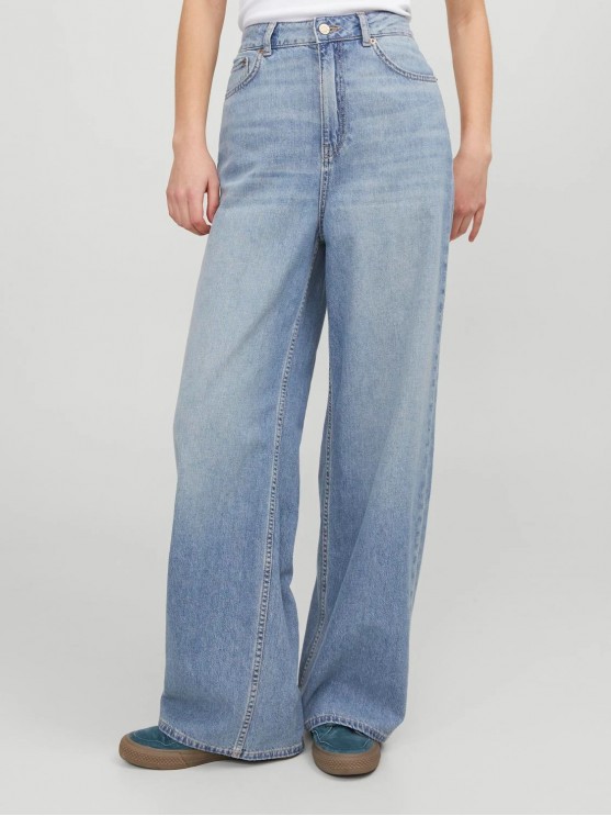 JJXX широкі джинси високої посадки блакитного кольору для жінок