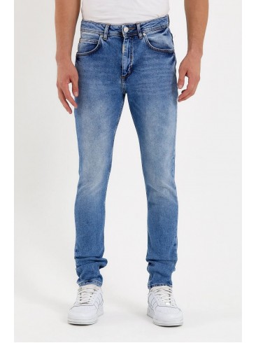 Skinny blue jeans with medium rise - LTB 1009-51505-15086 53618