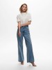 Only's High-Waisted Wide-Leg Blue Jeans for Women