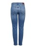 Прямі джинси від Only - висока посадка, синій колір. Жіночий фасон.
