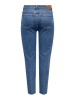 "Прямые джинсы с высокой посадкой в синем цвете от Only" (Female)