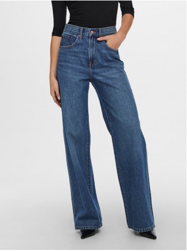 Широкі джинси від Only - 15222046 Medium Blue Deni