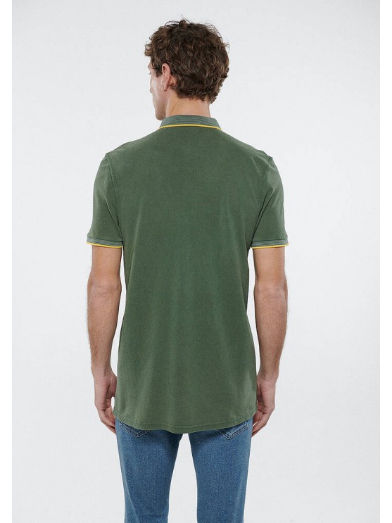 Чоловіча зелена футболка Mavi поло