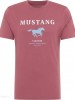 Чоловічі футболки Mustang з червоним принтом