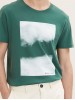 Stylish green printed t-shirt for men by Tom Tailor