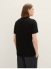 Tom Tailor Men's Black Printed T-Shirt