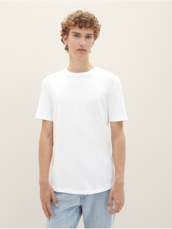 Чоловіча футболка Tom Tailor білого кольору