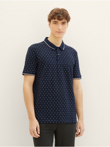 Tom Tailor Polo T-Shirt in Blue - 1040465 34994