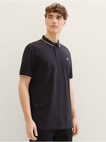 Tom Tailor Polo T-Shirts in Grey - 1040473 12508