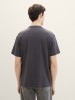 Tom Tailor Men's Grey T-Shirt with Logo Print