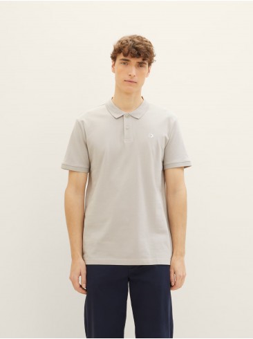 Tom Tailor polo t-shirt in beige - 1041184 11754