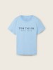Stylish Tom Tailor Light Blue Printed T-Shirt for Women