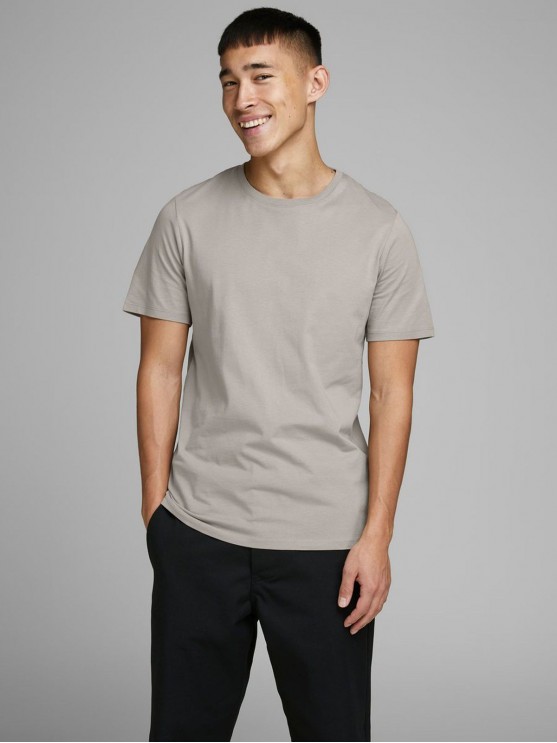 Jack Jones Men's Slim Fit T-Shirt in Grey