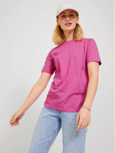 футболки, базові, рожеві, JJXX, 12200182 Carmine Rose, Україна, Данія