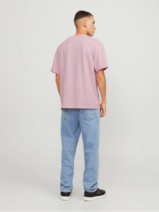 Розовые футболки с принтом от Jack Jones для мужчин