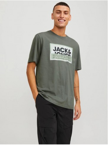 Agave Green, Jack Jones, футболки з принтом, зелені