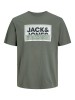 Мужские футболки Jack Jones с зеленым принтом.