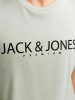 Мужская футболка Jack Jones с зеленым логотипом