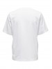 Біла футболка Only для жінок базового крою