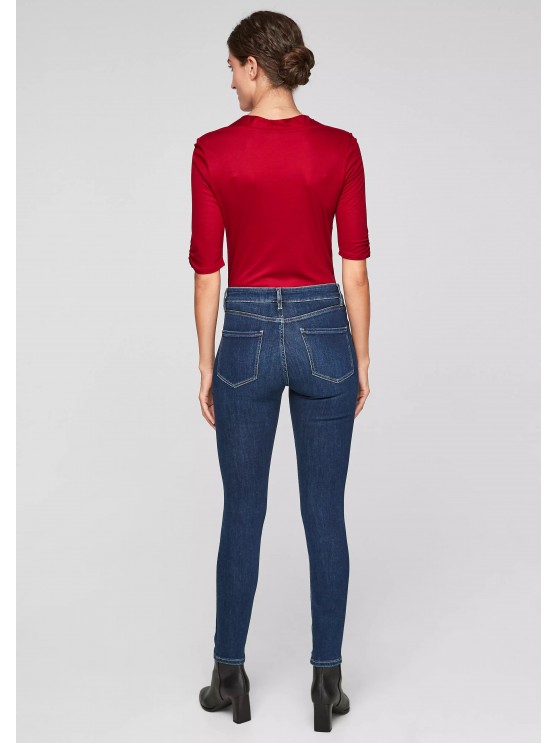 Жіноча Slim Fit футболка s.Oliver червоного кольору