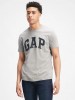 Сірі футболки з принтом від GAP для чоловіків