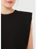 Чорні укорочені футболки Mavi для жінок