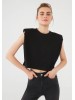 Shop Mavi's Black Cropped T-Shirts for Women