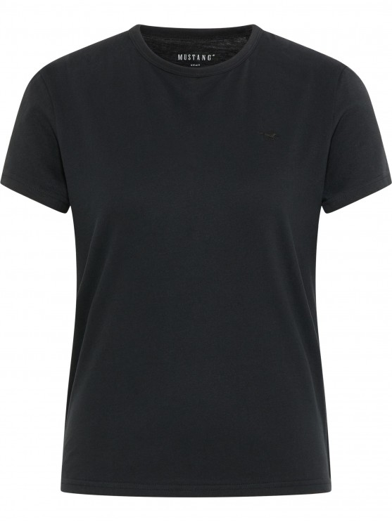 Черные базовые футболки Mustang для женщин