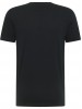 Men's Black Printed T-Shirt by Mustang