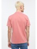 Чоловічі футболки Mustang поло рожевого кольору