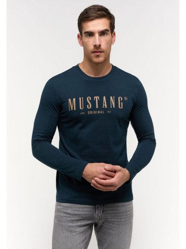 Mustang, футболка, з довгим рукавом, зелені, 1014464 4135