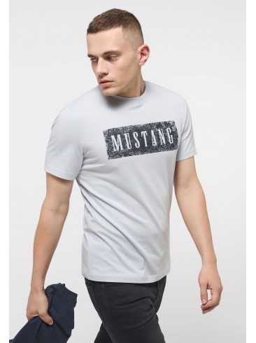 Mustang Jeans, Regular Fit, Blue, T-shirts, 1013520 4017