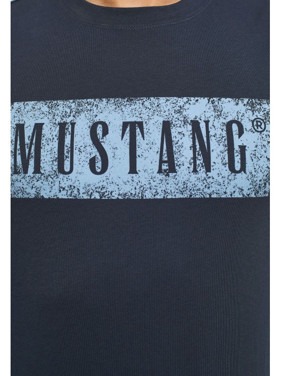 Mustang Men's Regular Fit T-shirt in Blue