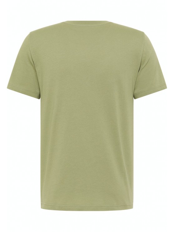 MUSTANG футболка с зеленым принтом для мужчин
