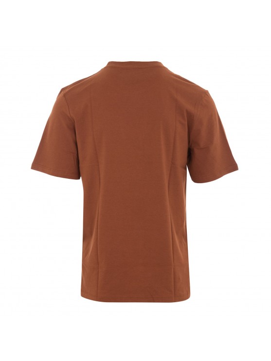 Мужские футболки Jack Jones с принтом в коричневом цвете