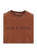 Мужские футболки Jack Jones с принтом в коричневом цвете