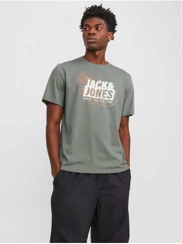 print, green, Jack Jones, Agave Green, t-shirts