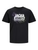 Jack Jones Black T-Shirt with Print for Men