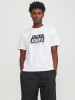 Shop Jack Jones White T-Shirt with Print for Men