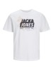 Белая футболка с принтом от Jack Jones для мужчин