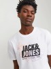Shop Jack Jones White T-Shirt with Print for Men
