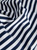 JJXX Women's Striped Navy Blue T-Shirt